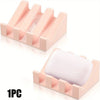 Waterfall Silicone Soap Dish with Self-Draining Design