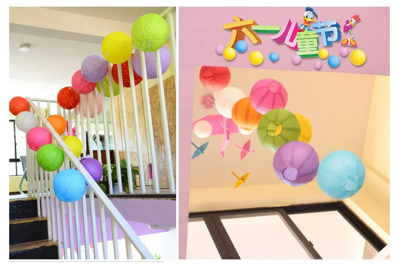 Round Paper Lantern for Festive Decor