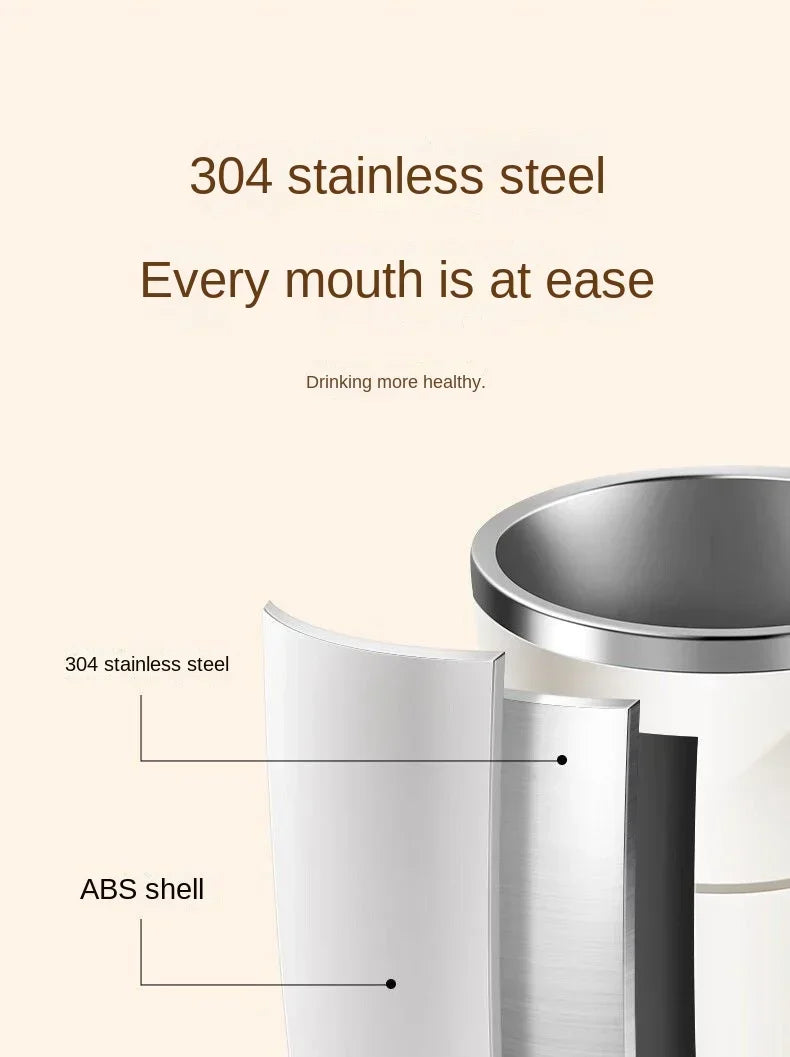 Self-Stirring Travel Mug with Temperature Display