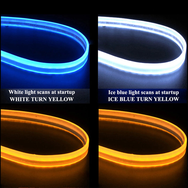 Flexible LED Motorcycle Light Strip with Sequential Turn Signals