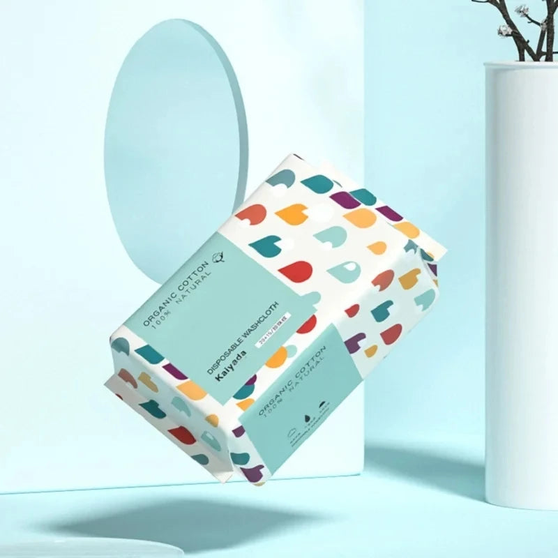 100% Cotton Disposable Face Towels – Soft & Thick Cleansing Wipes for Skincare