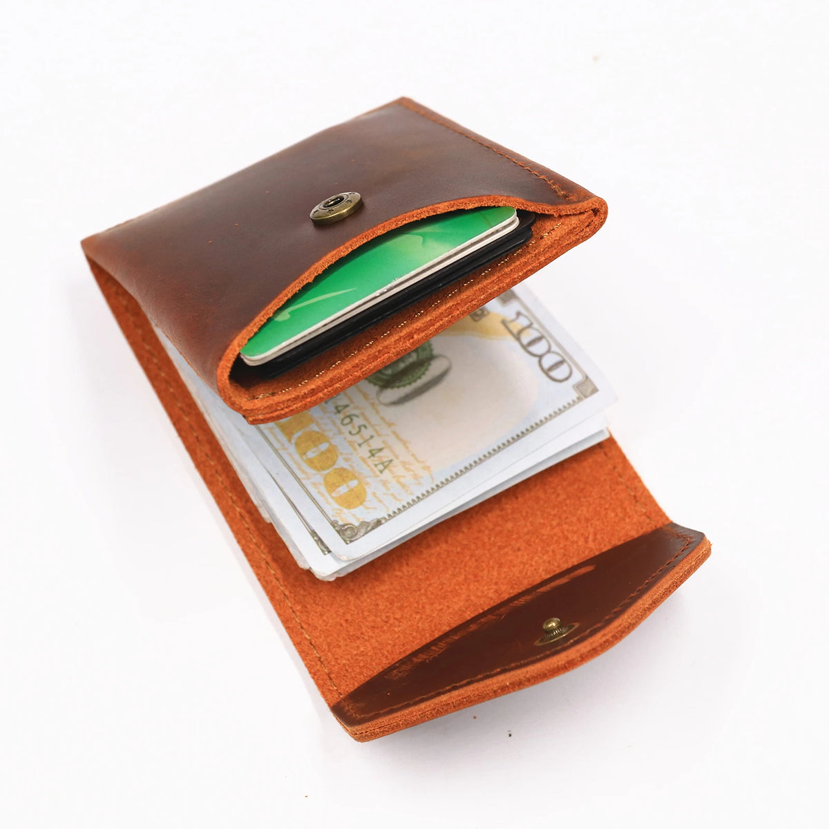 Slim Full-Grain Leather Wallet for Men