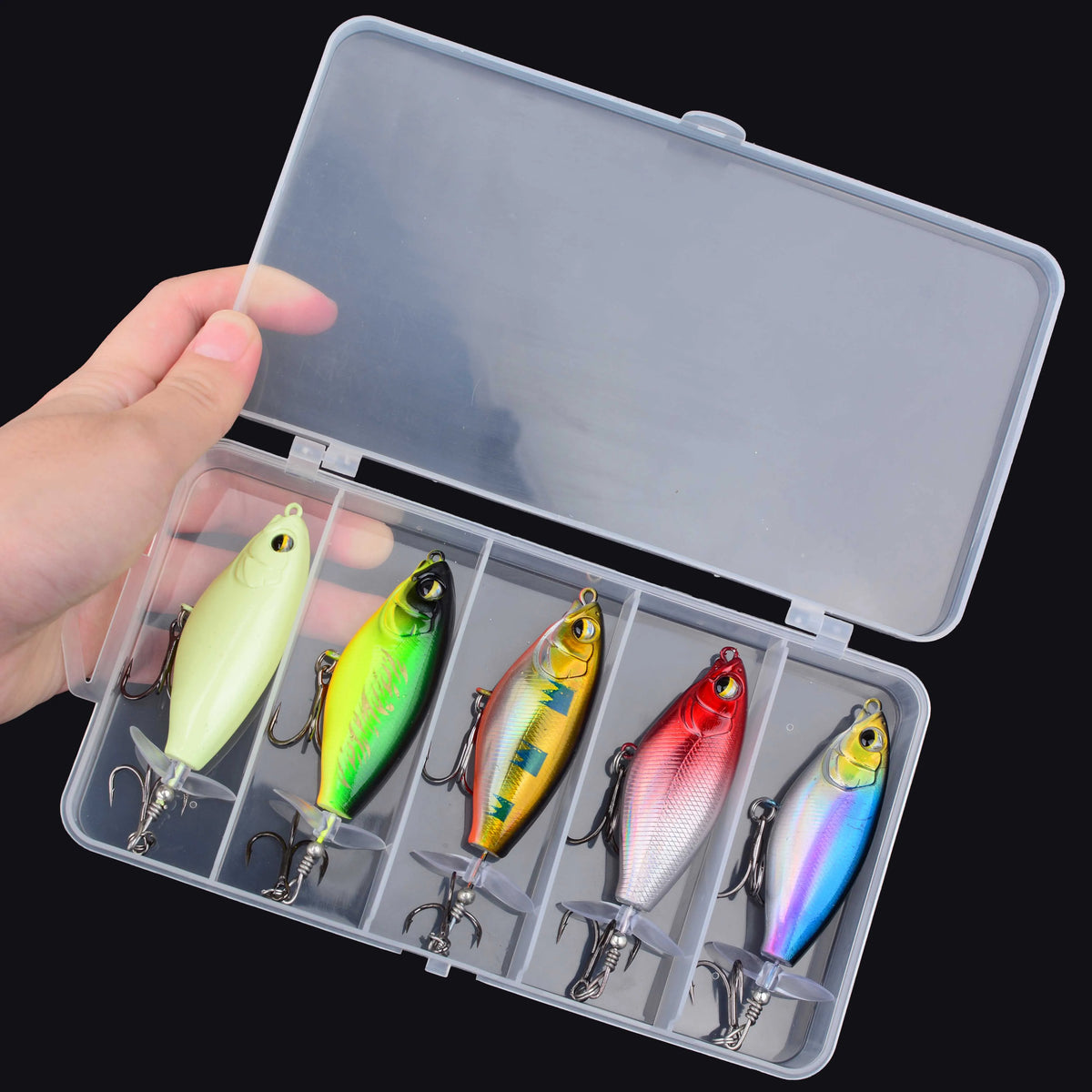 Topwater Pencil Fishing Lures Set for Bass, Pike & More