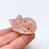 Sleeping Cat Crystal Resin Figurine