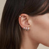 Chunky Gold-Plated Hoop Earrings Set