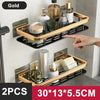 Étagère Murale en Aluminium pour Salle de Bain et Cuisine