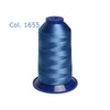 High-Tenacity Polyester Embroidery Thread (120D/2, 40wt) for Home & Industrial Machines