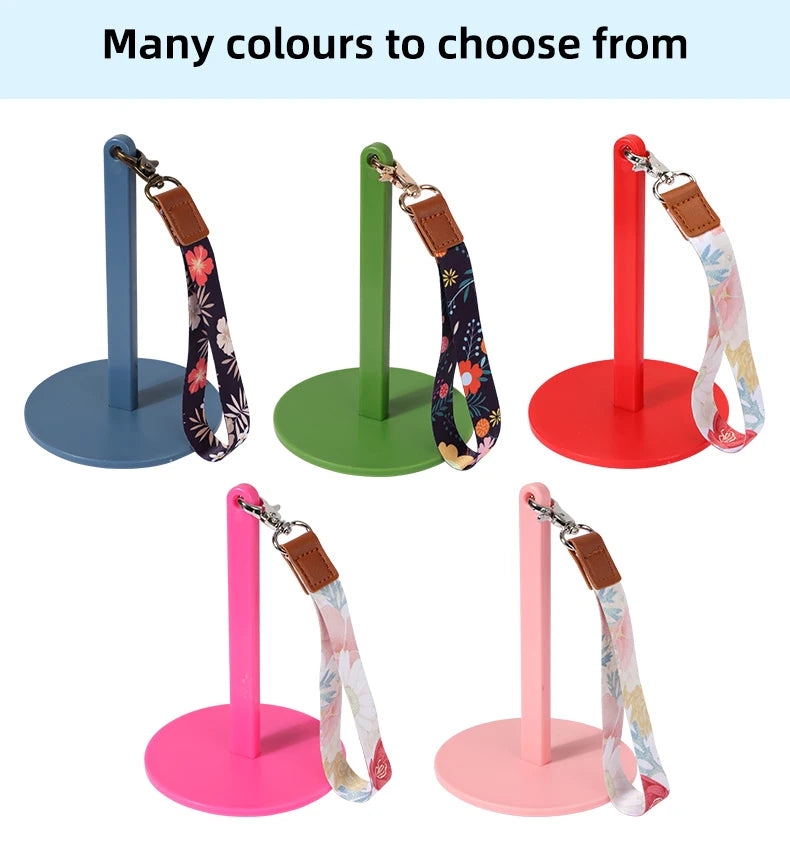 Yarn Holder with Wrist Strap for Knitting & Crochet