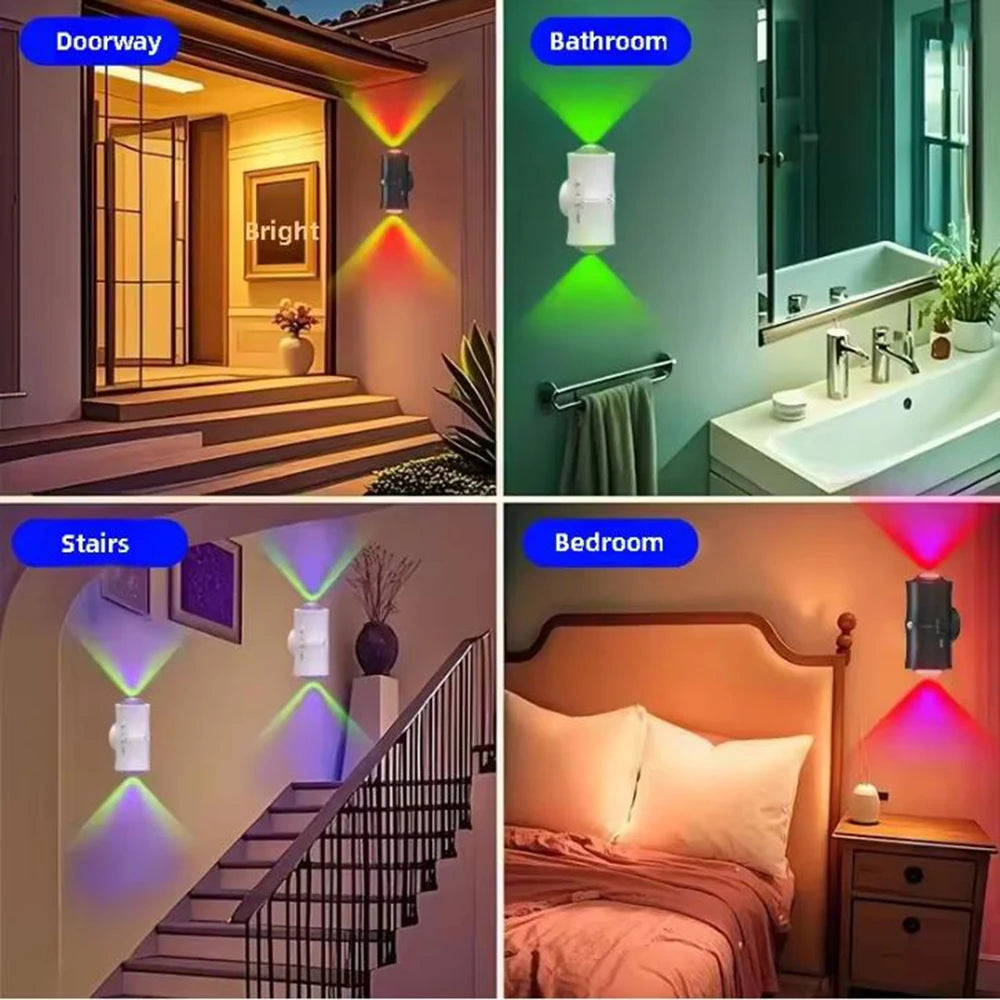 Rechargeable Motion Sensor LED Night Light with 7 Color Modes