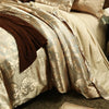 Silver Royal Luxury Duvet Cover Set with Pillowcases