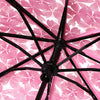 Clear Bloom Folding Umbrella with Floral Print