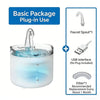 2.2L Automatic Pet Water Fountain with Stainless Steel Pump