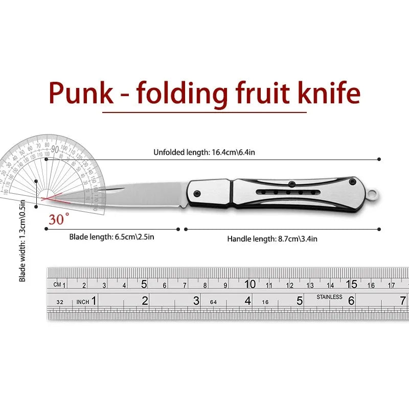 Compact Folding Fruit Knife for Outdoor Adventures