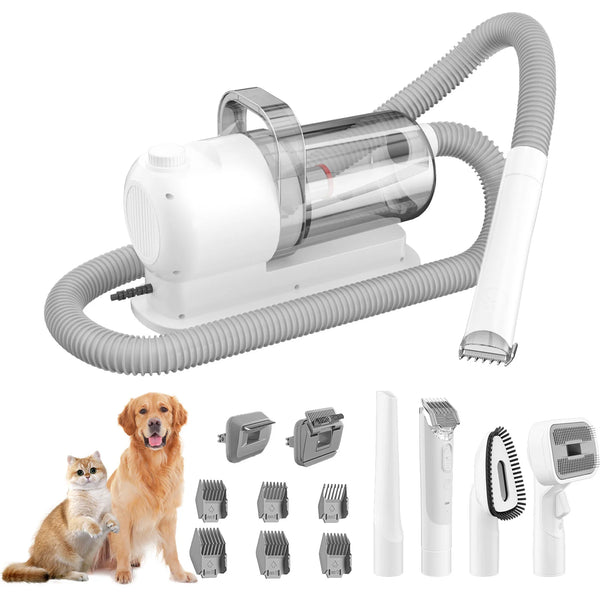 Quiet Pet Grooming Kit with Vacuum Suction
