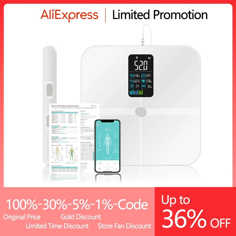 Smart Nutrition Kitchen Scale with Bluetooth App