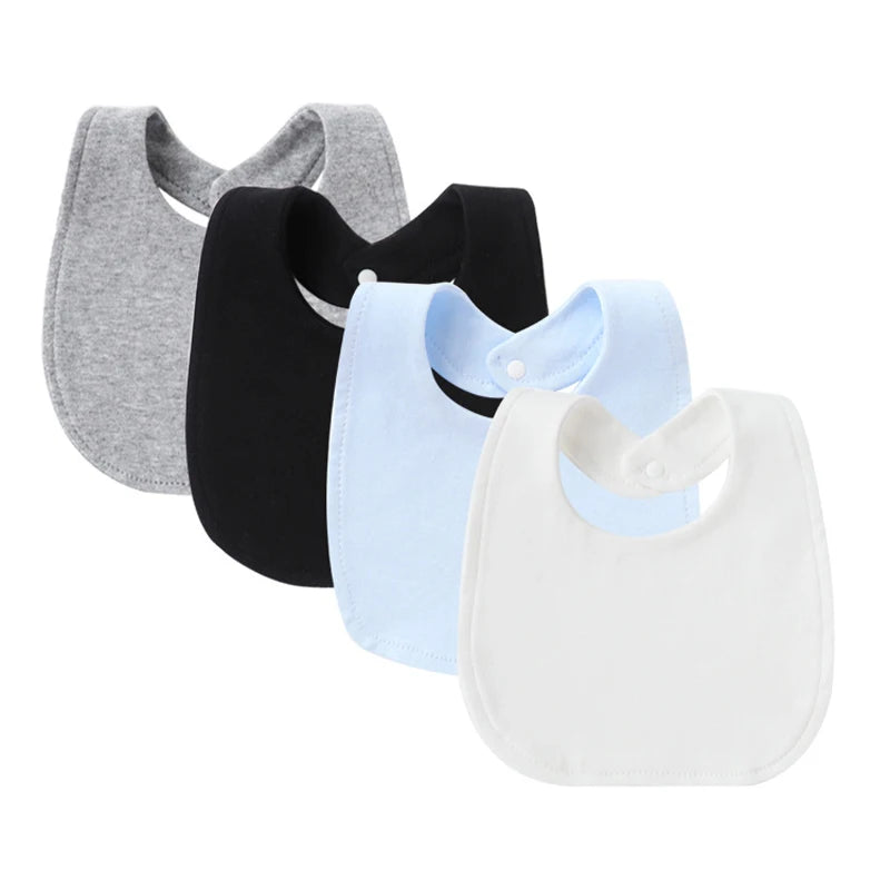 100% Cotton Baby Bibs Set for Newborns
