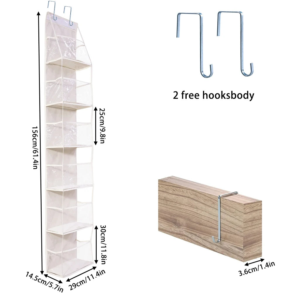 Multi-Tier Hanging Storage Organizer for Accessories, Toys, and More
