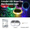Rechargeable LED Car Cup Holder Coasters