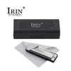 A black protective case for a 10-hole 20-tone harmonica in C instrument.