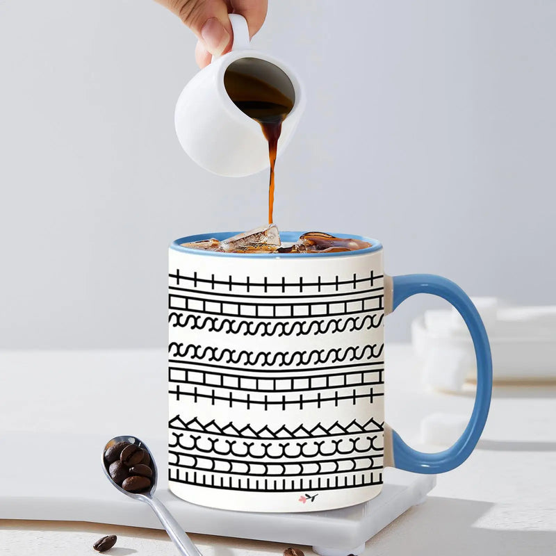 Versteckte Botschaft Keramik-Kaffeetasse
