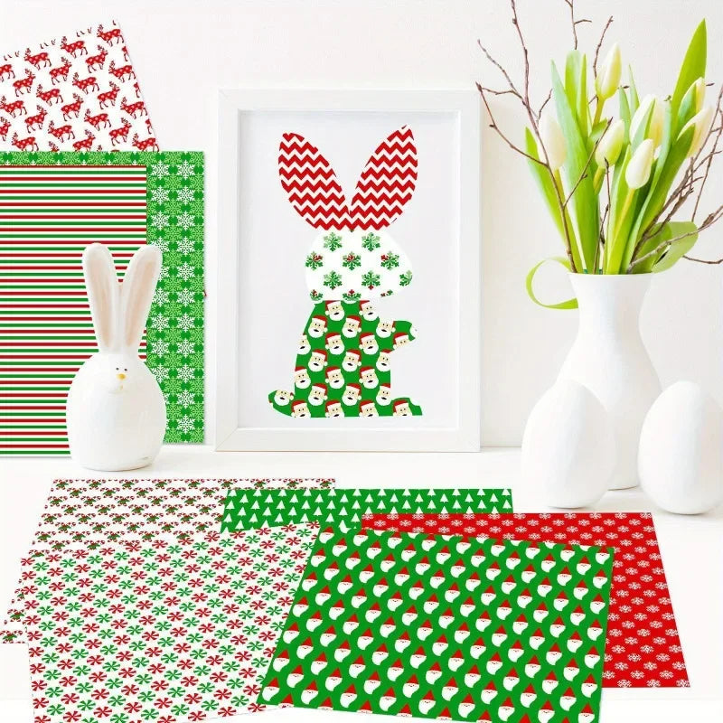 Weihnachtliches Geschenkpapier Set