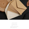 Classic Kraft Paper Envelopes with Window for Weddings & Gifts