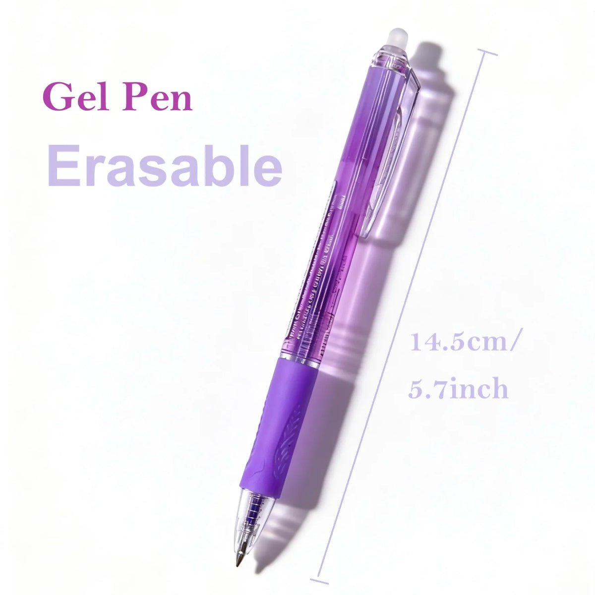 Retractable Erasable Gel Pens – Smooth 0.7mm Fine Tip, Assorted Colors