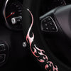 Flame Totem Fabric Steering Wheel Cover (Fits 14.5-15 Inch)