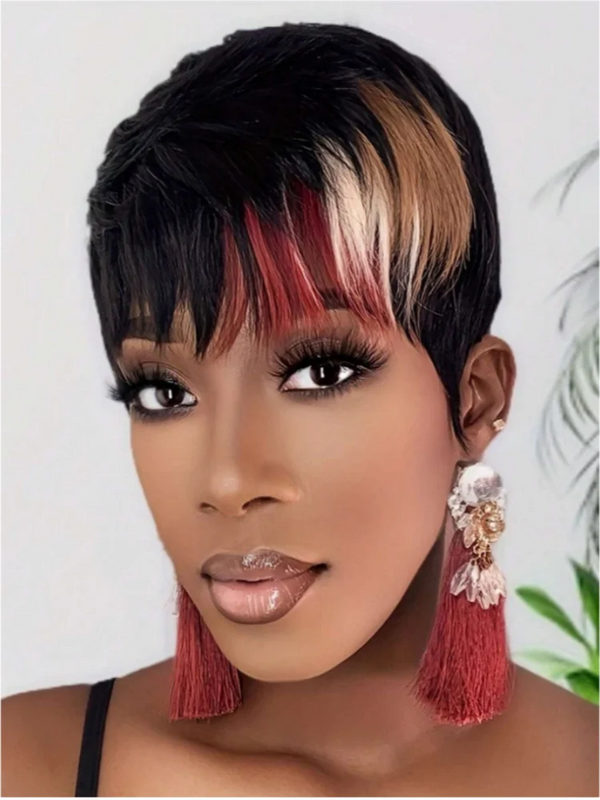 26 Inch Kinky Straight Human Hair Wig