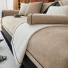 Luxurious Chenille Sofa Cover with Anti-Slip Backing