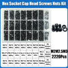12.9 Grade Carbon Steel Hex Socket Cap Screw and Nut Assortment Kit