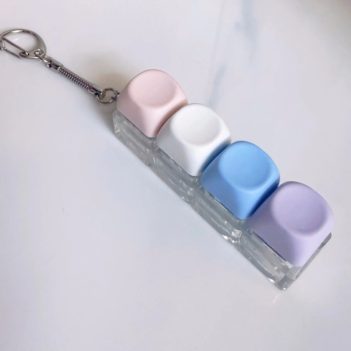 Macaron Keycap Fidget Keychain