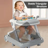 2-in-1 Convertible Baby Walker with Removable Activity Tray