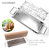 Stainless Steel 14-Slot BBQ Grill Rack for Chicken Drumsticks, Wings & More
