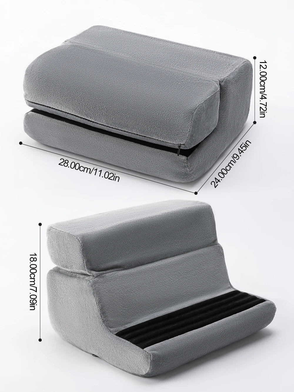 Cushioned Tablet & Phone Stand with Adjustable Viewing Angles