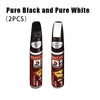 Two paint repair pens, one black and one white, for quick scratch and chip touch-up.