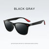 Retro Rectangle Sunglasses with UV400 Protection