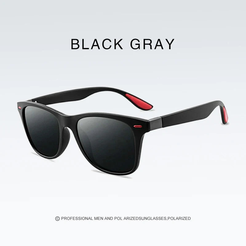 Retro Rectangle Sunglasses with UV400 Protection