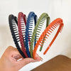 Non-Slip Resin Hair Bands - Set of 5