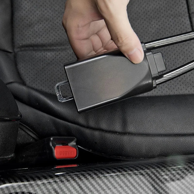 Universal Car Anti-Theft Steering Wheel Lock with Braided Steel Cable