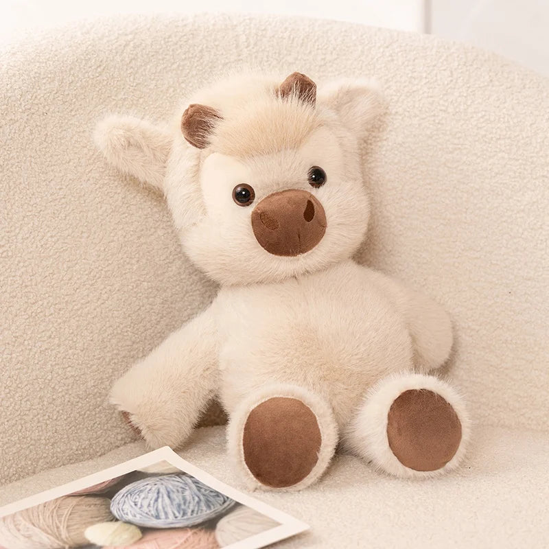 Cute Highland Cow Plush Toy