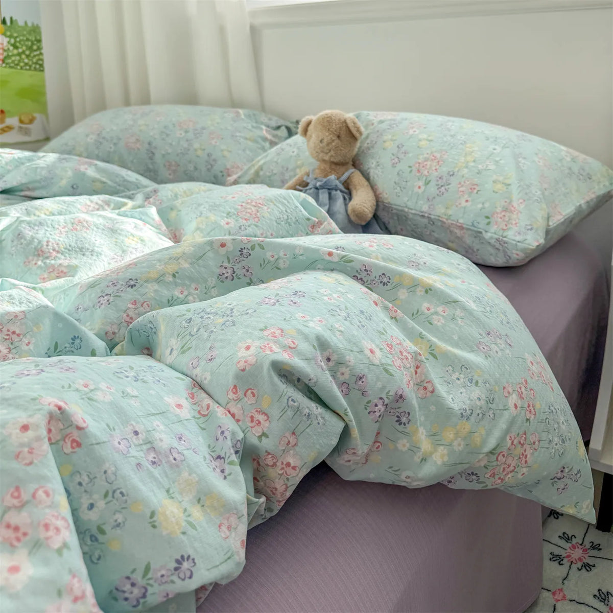 Ultra-Soft Microfiber Duvet Cover Set with Pillowcases