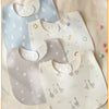 Soft Cotton Baby Bibs with Waterproof Backing (3-Layer, U-Shaped)