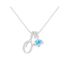 Heart-Shaped Initial Pendant Necklace