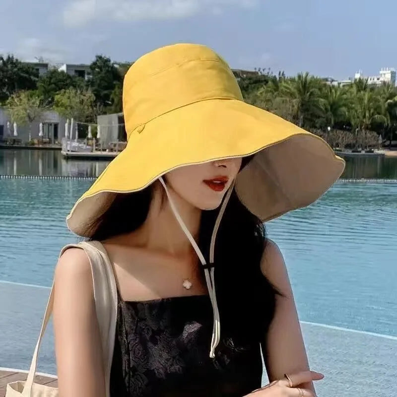 Reversible UPF 50+ Wide Brim Sun Hat