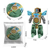 A detailed image of a fidget toy designed like a robot with rotating features and deformation capabilities.