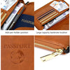 RFID-Blocking Travel Passport Holder with Card Slots