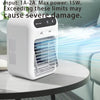 Portable USB Mini Air Cooler with Mist Function