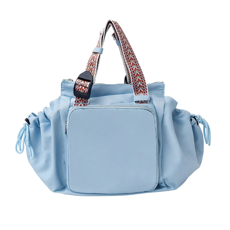 Versatile Nylon Shoulder Bag with Large Capacity