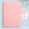 Macaron Detachable Spiral Notebook – 60 Sheets, A4/A5/B5